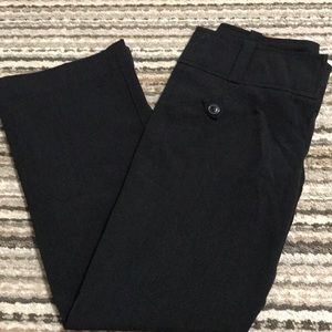 Black with thin wht striped work pants